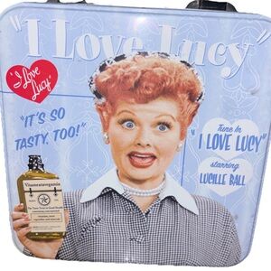 I Love Lucy Vintage Lunch Box - Blue